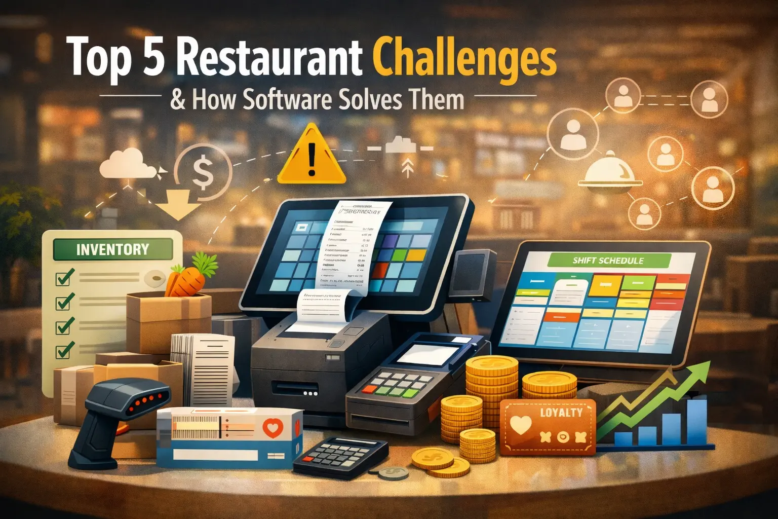 Top 5 Restaurant Challenges and How Software Solves Them