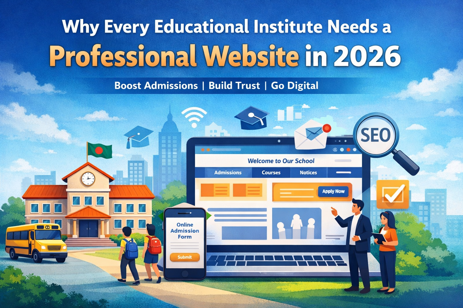 Why Every Educational Institute Needs a Professional Website in 2026