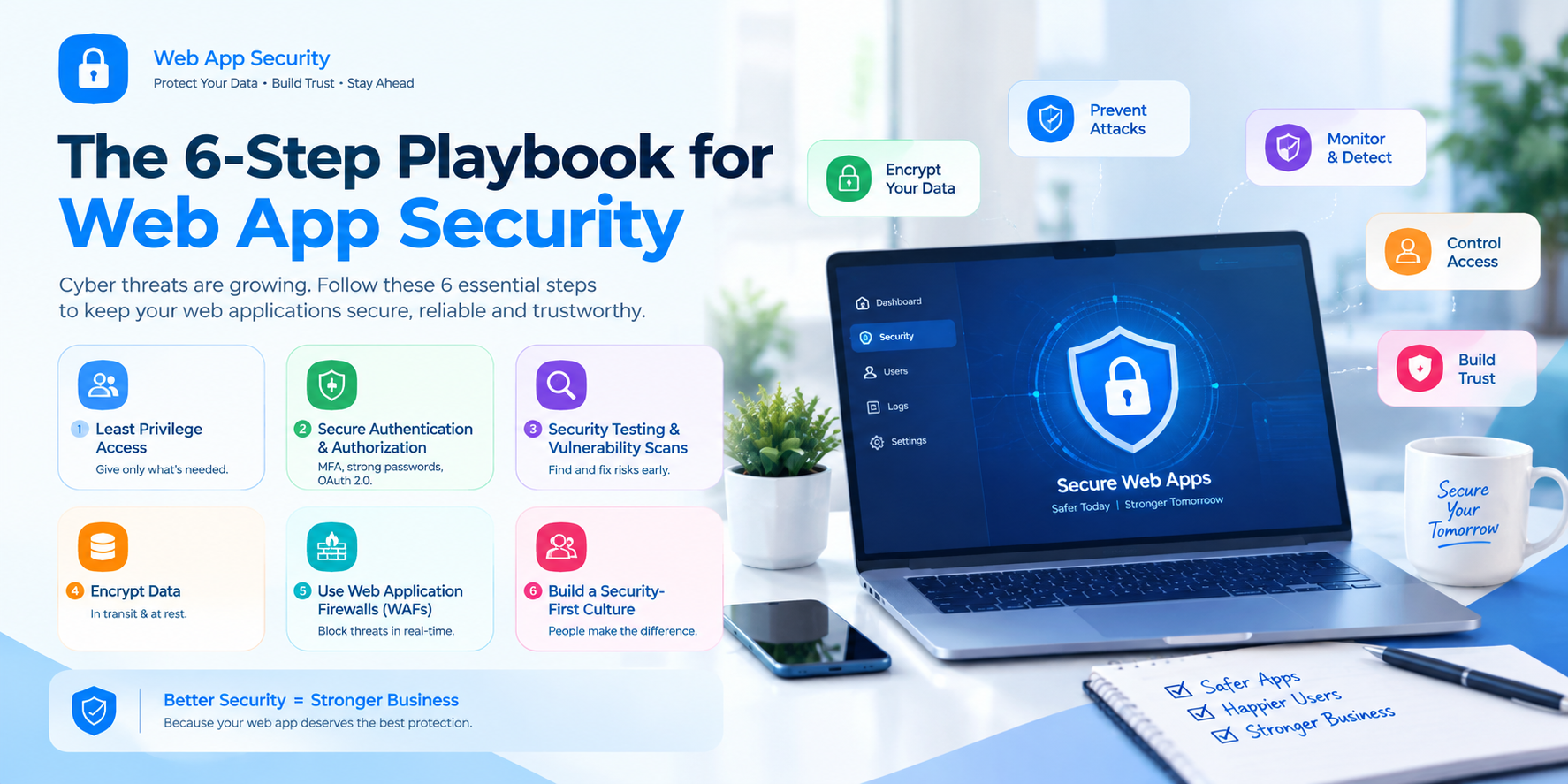 The Web App Security Playbook: 6 Practices Every Business Should Follow